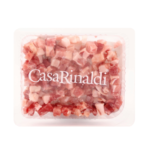 Caserolă Pancetta afumată Cubetti 100g