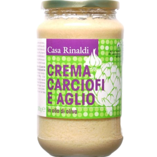 Cremă de anghinare și usturoi în ulei de masline 500g