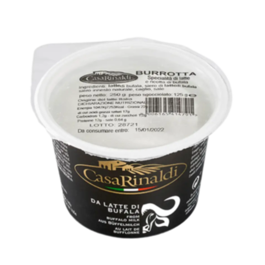Branza Burrotta* (Burrata-Ricotta) de bivolita 125g