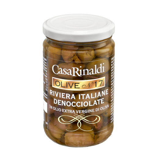 Masline Riviera fără sâmburi in ulei extra virgin 280g