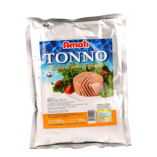 Ton în ulei floarea soarelui Amati plic 1kg