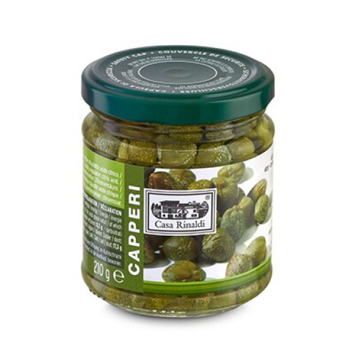 Capere în oțet de vin 210g