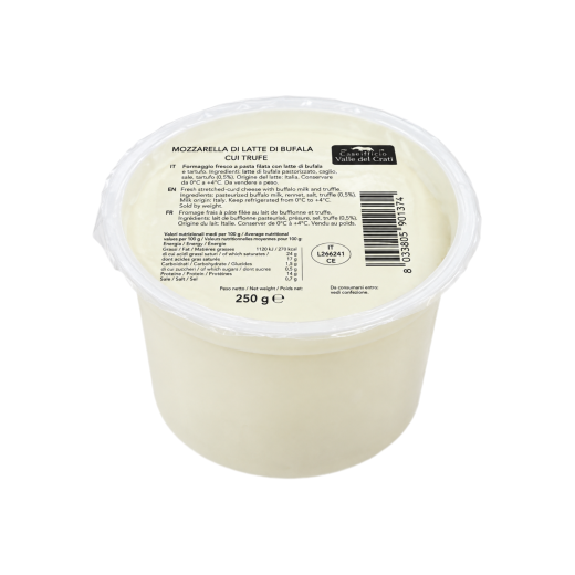 Mozzarella de bivolita** cu trufe 150g