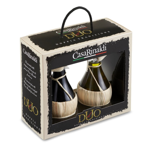 Set IL DUO ulei de măsline extra virgin 250ml + oțet balsamic de Modena IGP 250ml