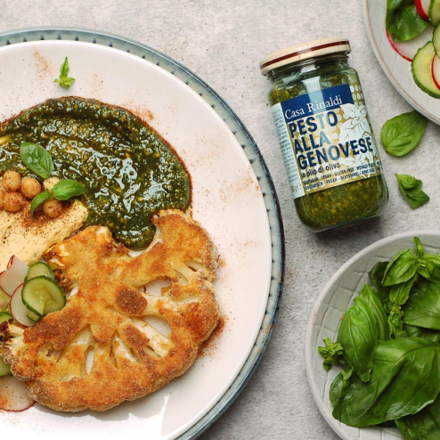 Pesto genovese cu ulei de măsline extravirgin 180g