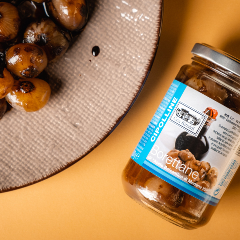Ceapă mică Borettana în oțet balsamic IGP 300g