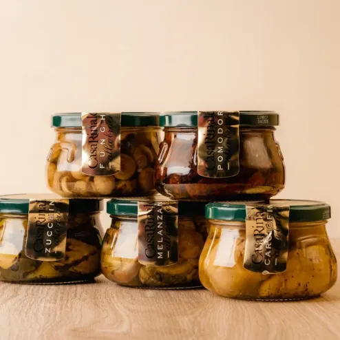 Ciuperci la grătar (alla brace) în ulei 320g