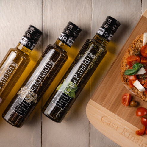 Ulei de măsline extra virgin aromatizat cu usturoi 250ml