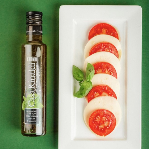 Ulei de măsline extra virgin aromatizat cu busuioc 250ml