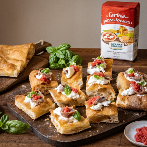 Făină Pizza + Focaccia Midi MOLINO GRASSI 1kg