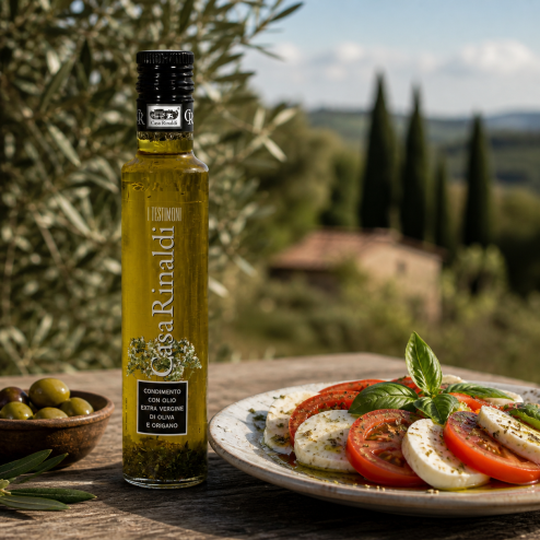 Ulei de măsline extra virgin aromatizat cu oregano 250ml