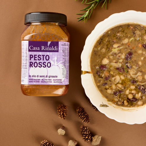 Pesto roșu cu ulei de semințe 900g