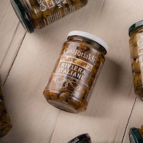 Masline Riviera fără sâmburi in ulei extra virgin 280g