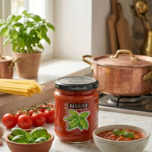 Sos de roșii cu busuioc Basilico 350g
