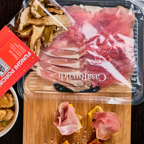 Caserolă Prosciutto crudo felii 100g