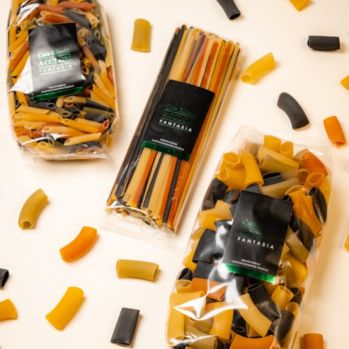 Paste Rigatoni Fantezie Le 5 Colori 500g