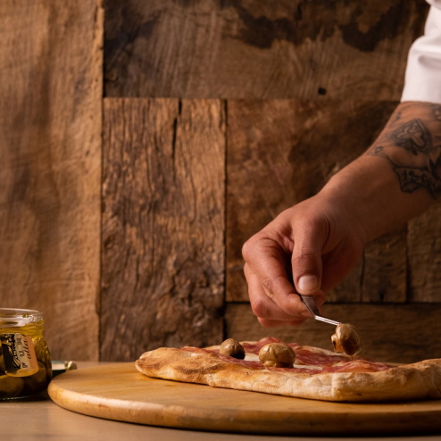 Ciuperci la grătar (alla brace) în ulei 320g