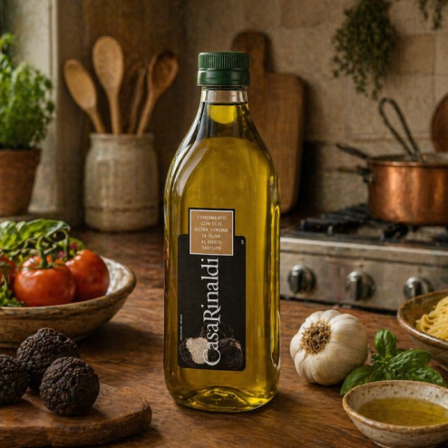 Ulei de măsline extra virgin aromatizat cu trufe negre 1L