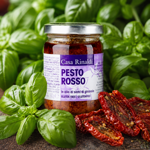Pesto roșu cu ulei de semințe 130g