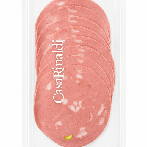 Caserolă Salam Mortadella cu fistic felii 90g