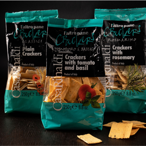 Crackers cu roșii și  busuioc 250g
