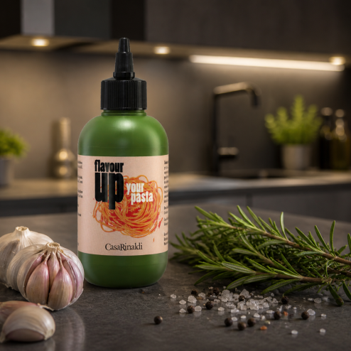 flavour up your pasta condiment cu busuioc si usturoi 250ml