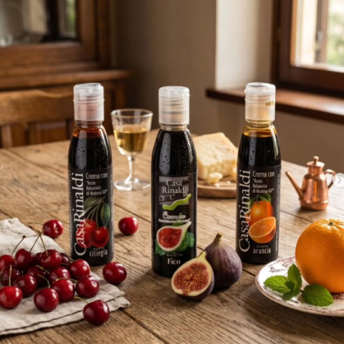 Cremă cu oțеt balsamic de Modena IGP aromatizată cu cireșe 150ml