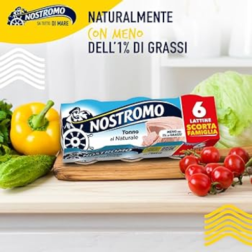 Ton  file în suc propriu Nostromo 70g x 3buc
