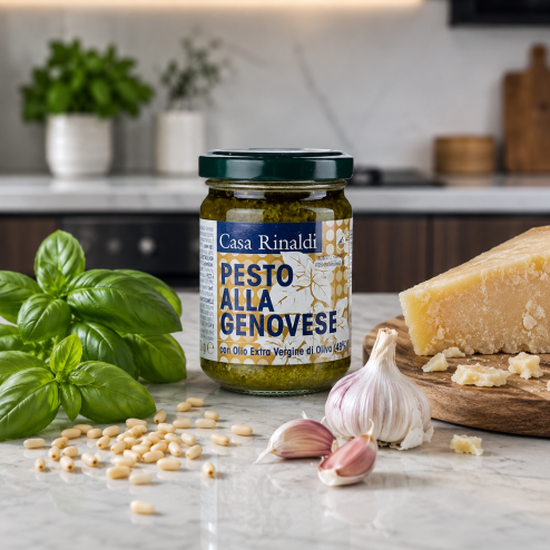 Pesto genovese cu ulei de măsline extravirgin 130g